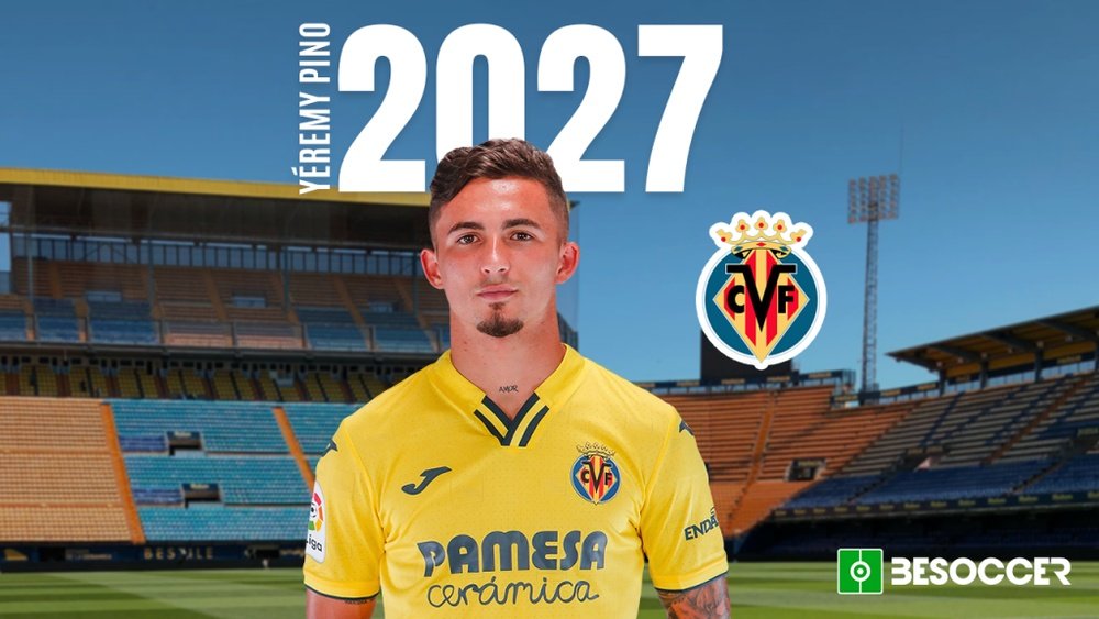 Yérémy Pino prolonge jusqu'en 2027 avec Villarreal. BeSoccer