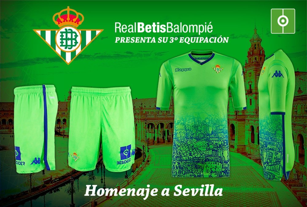 Real Betis pay homage to Seville with their third kit