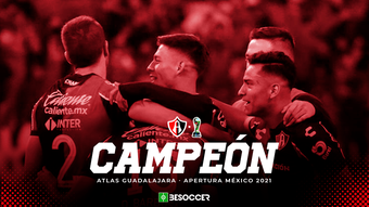 Atlas, campeón del Apertura Mexicano 2021. BeSoccer