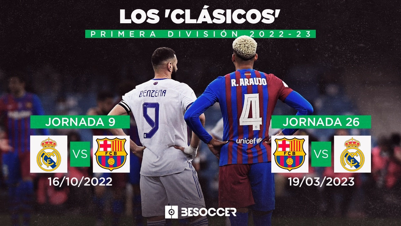 Conhecido o calendário da La Liga 22/23: Há dérbi de Madrid à 6.ª jornada e  'El Clássico' um mês depois - La Liga - SAPO Desporto