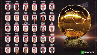 'France Football' anunció este miércoles la lista de 30 nominadas para el Balón de Oro Femenino 2023, con la presencia de 6 campeonas del mundo: Aitana Bonmatí, Olga Carmona, Alba Redondo, Salma Paralluelo, Mapi León y Patri Guijarro.