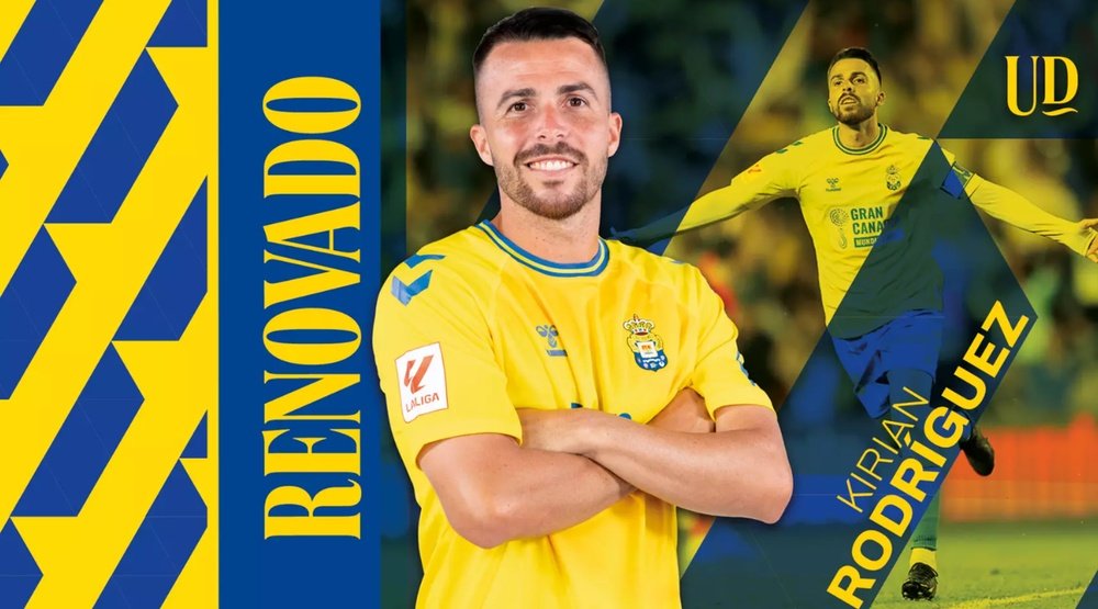 Kirian renueva con Las Palmas. UDLasPalmas