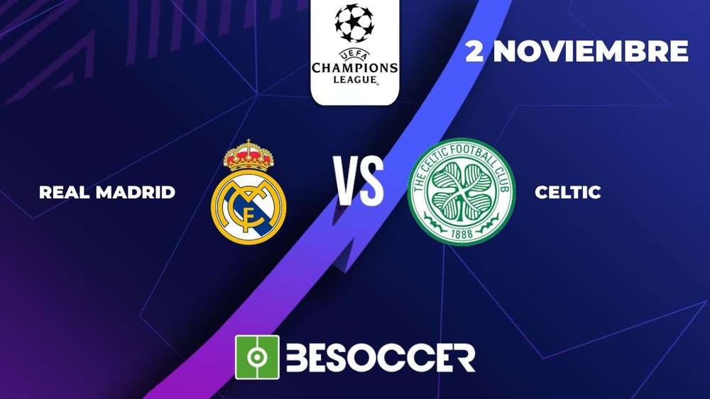 Posibles alineaciones del Real Madrid vs Celtic. BeSoccer
