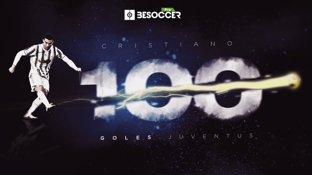 Cristiano Ronaldo clava la bandera de los 100 goles con la Juve. BeSoccer Pro