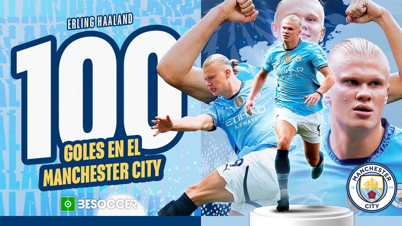 Erling Haaland ya es goleador centenario del Manchester City. BeSoccer