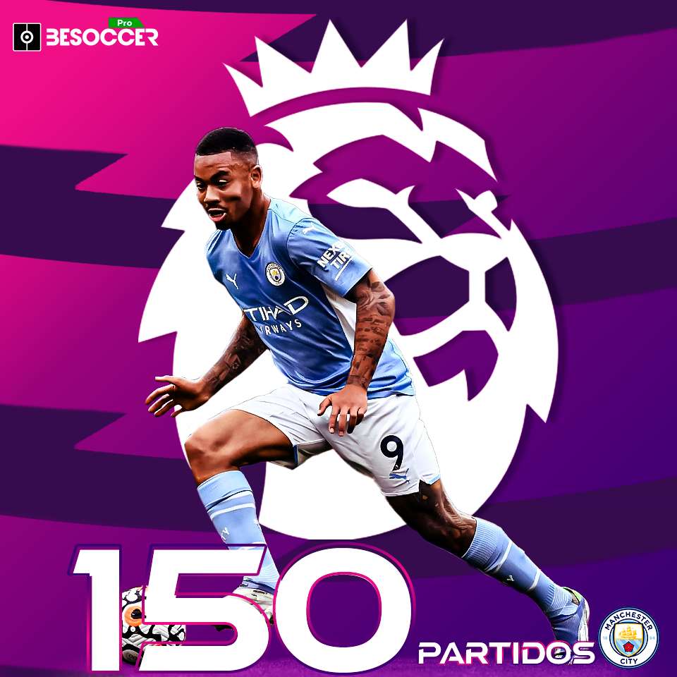 150 partidos de Premier League para Gabriel Jesus