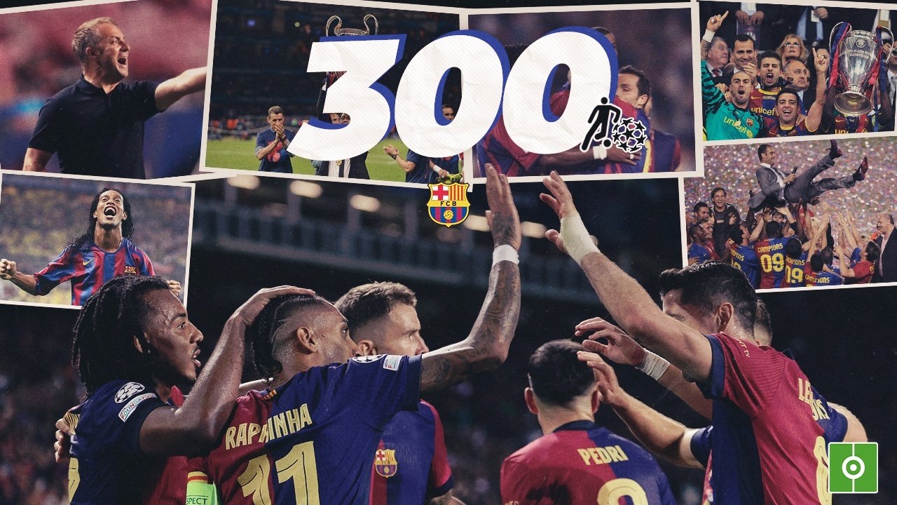 El Barça, a por el triunfo 200 en la Copa de Europa en su tricentenario en Champions. BeSoccer