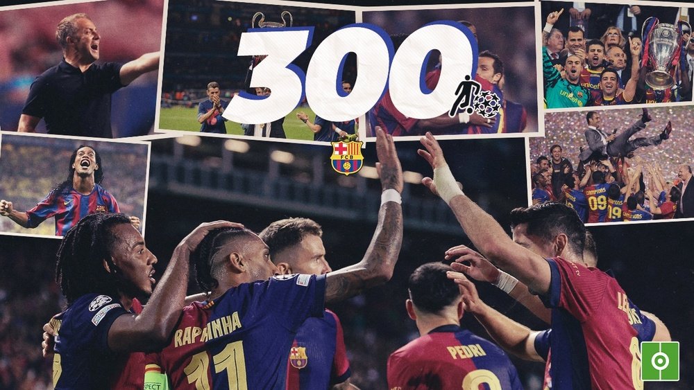El Barça, a por el triunfo 200 en la Copa de Europa en su tricentenario en Champions. BeSoccer