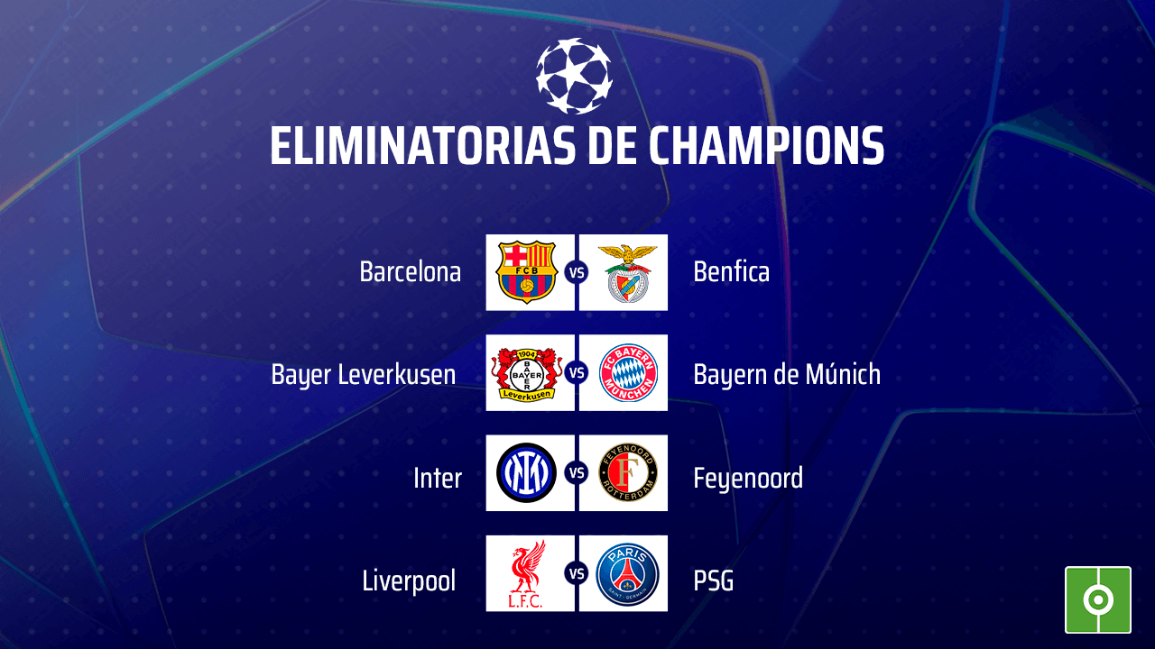 Barcelona, Bayern de Múnich, Inter y PSG son los primeros 4 equipos clasificados para los cuartos de final de la Champions League. El equipo de Luis Enrique, en la tanda de penaltis, eliminó al Liverpool con un sobresaliente Gianluigi Donnarumma. El italiano detuvo las penas máximas de Darwin Núñez y Curtis Jones. Lamine Yamal y Raphinha firmaron un recital histórico en Montjuïc, el club bávaro confirmó su superioridad en Alemania y Marcus Thuram mete miedo de cara a la siguiente ronda, donde -precisamente- se medirá al cuadro de Vincent Kompany.