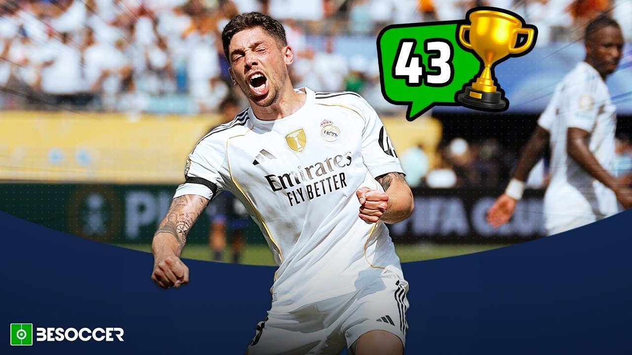 Fede Valverde y la temporada con más triunfos en la historia del Madrid. EFE