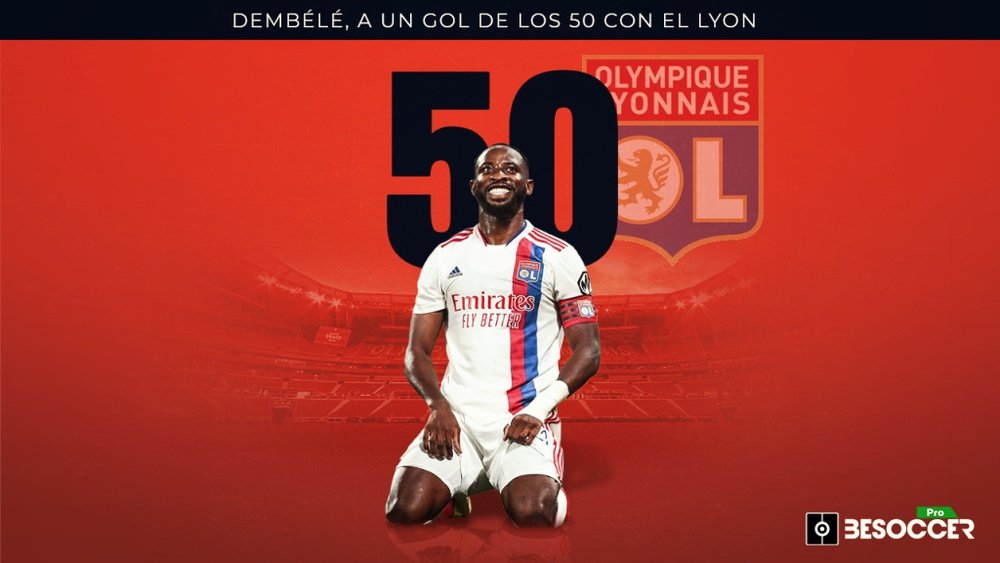 Un gol separa a Dembélé de los 50 con el Lyon. BeSoccer Pro