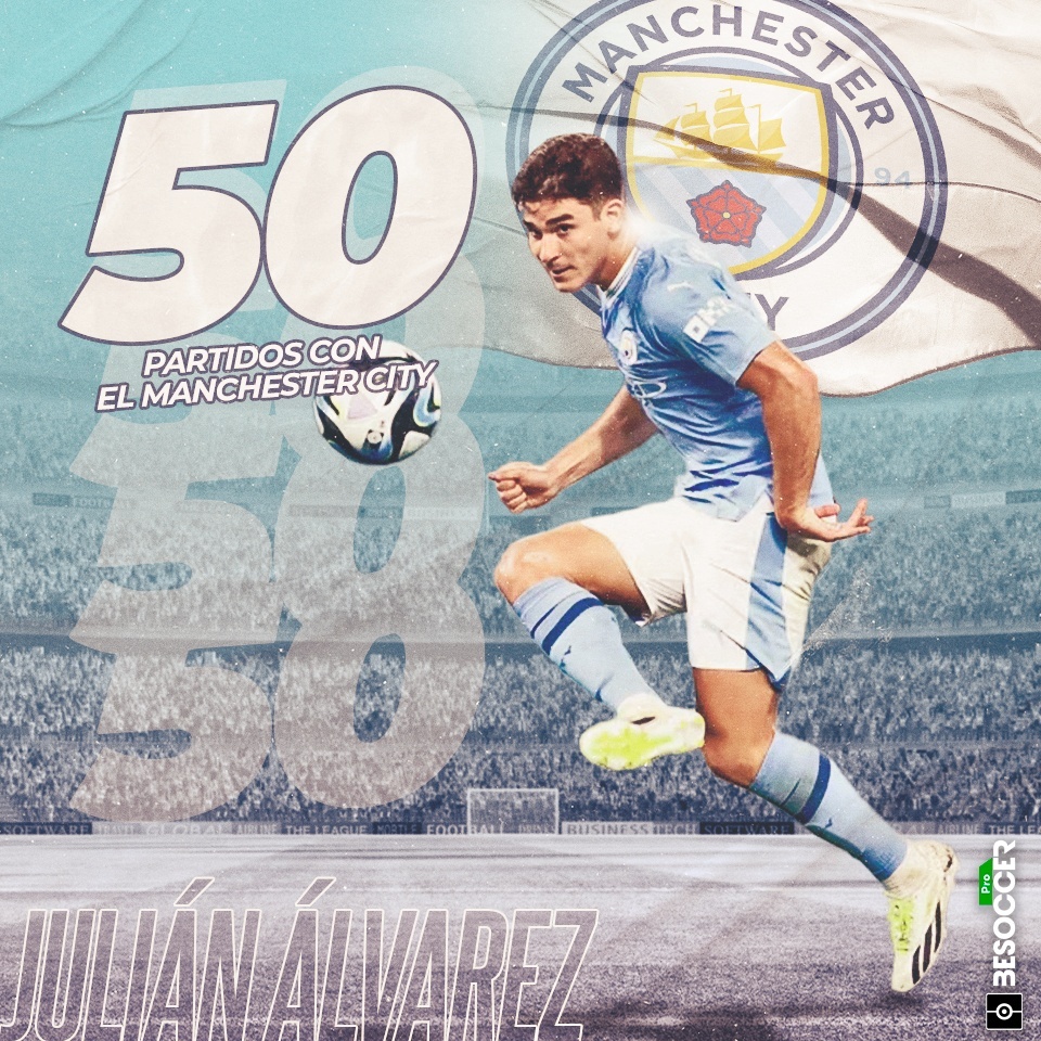Los 50 partidos con el City de Julián Álvarez, el jugador 12 de Guardiola