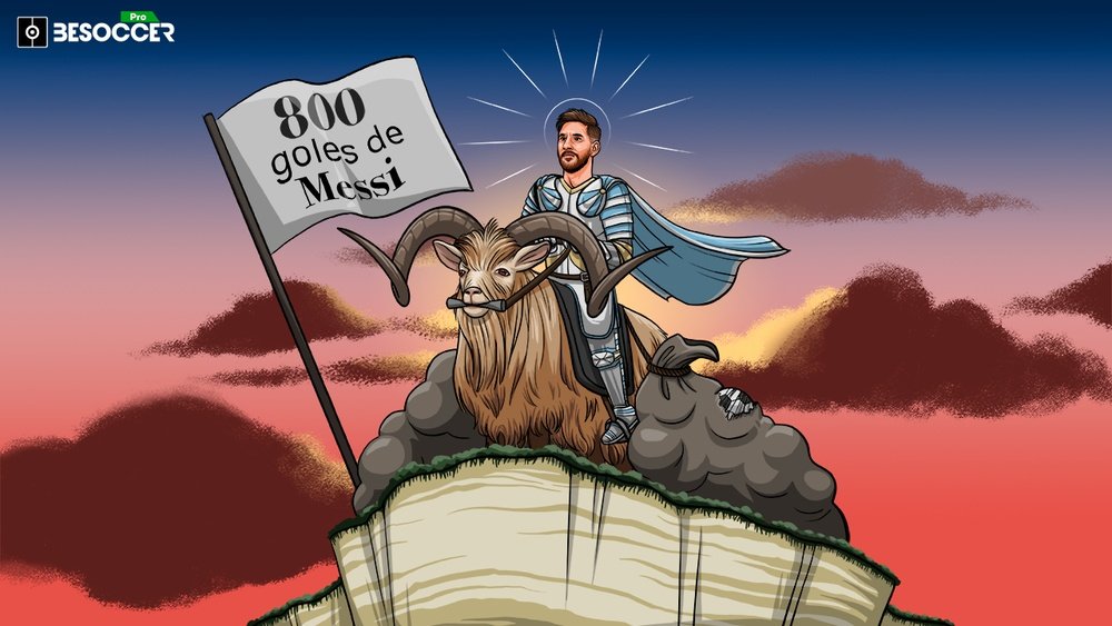 Radiografía a los 800 goles de Messi: segundo en conseguirlo y con el mejor promedio. BeSoccer Pro