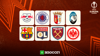 These are the Europa League quarter-finalists. BeSoccer
