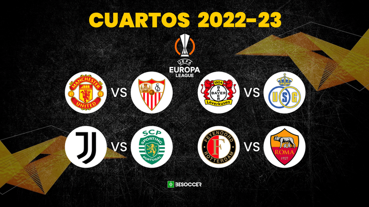 Estos son los cuartos de final de la Europa League 2022-23