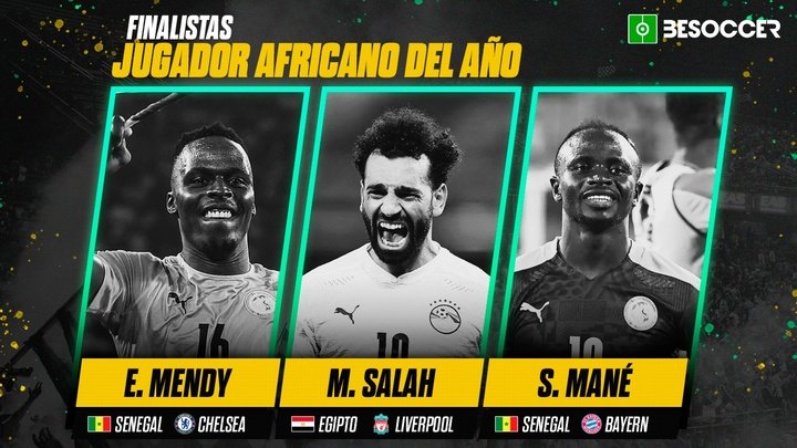Mendy, Salah y Mané, finalistas al Balón de Oro africano