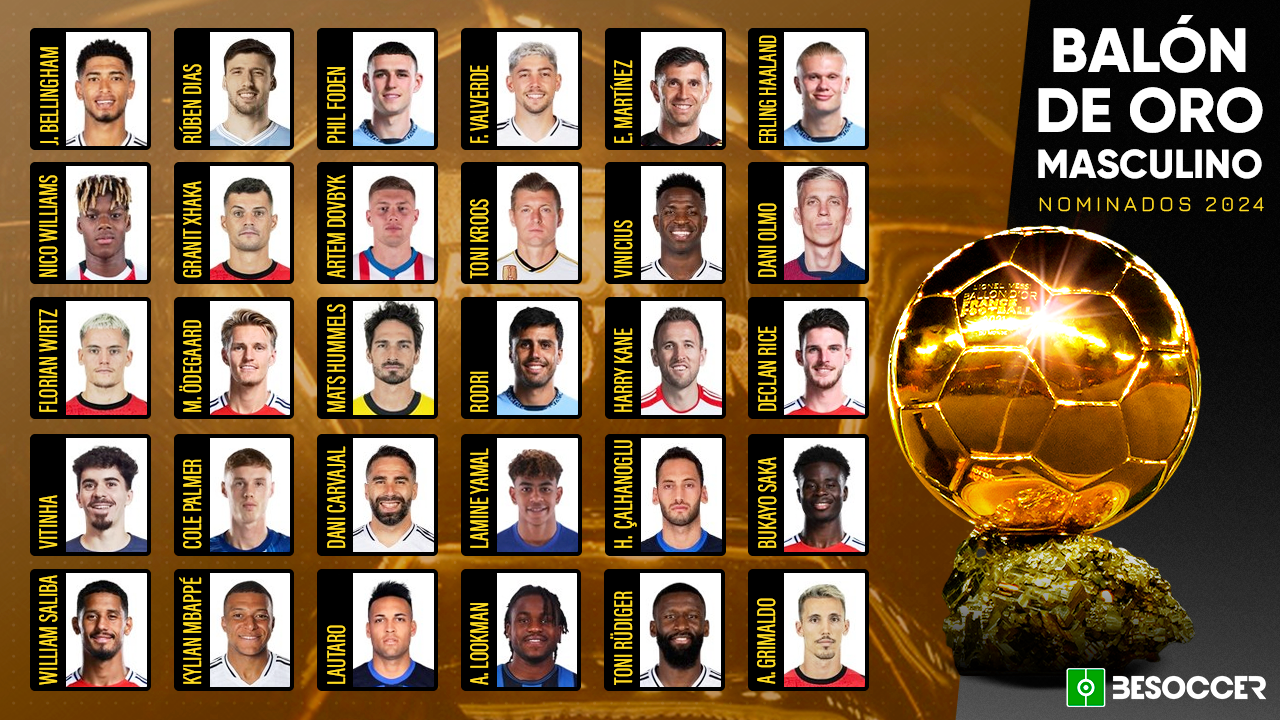 Ballon d'Or 2024 nominees