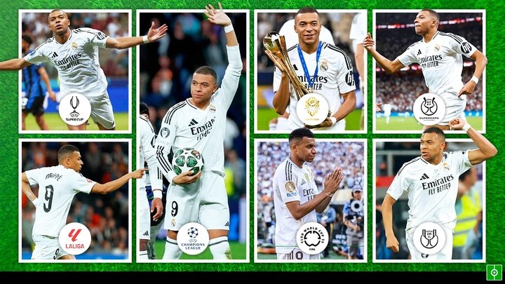 Kylian Mbappé has scored in seven competitions and four finals. BeSoccer