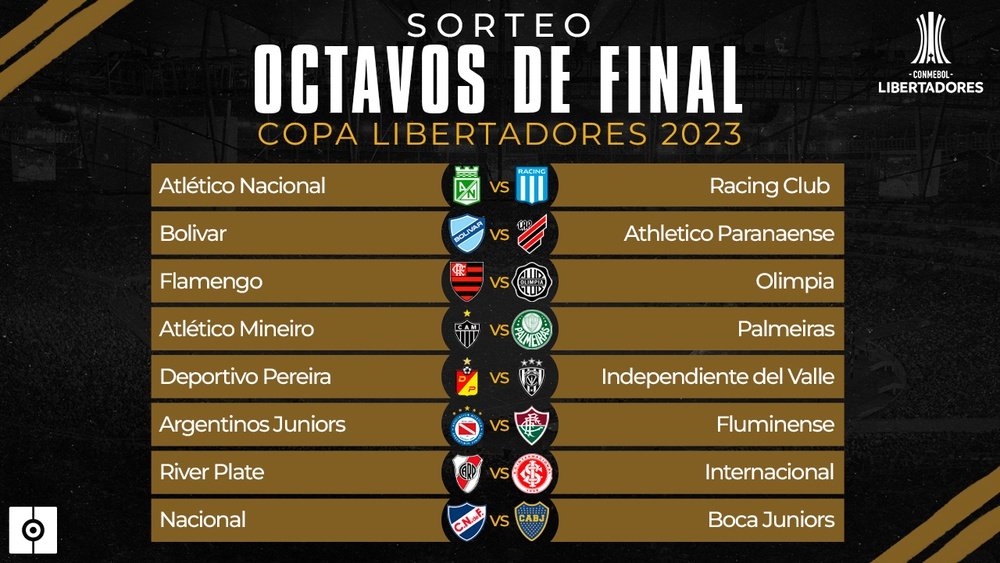 Estos son los 1/8 de final de la Copa Libertadores 2025