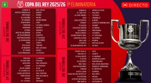 Sigue el directo de la primera ronda de la Copa del Rey 2025-26
