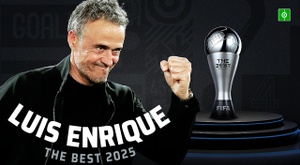 Luis Enrique se lleva el The Best al mejor entrenador del mundo
