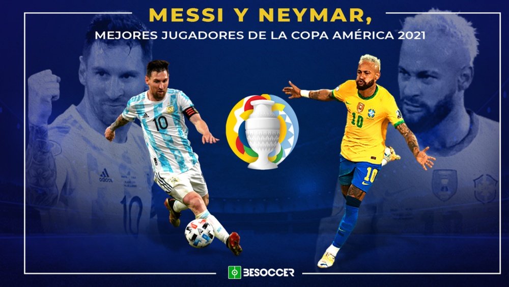 Messi y Neymar, 'MVP' de la Copa América. BeSoccer