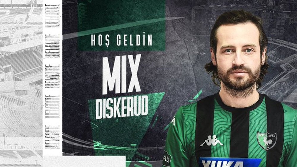 Denizlispor have signed Diskerud on a free. Twitter/Denizlispor