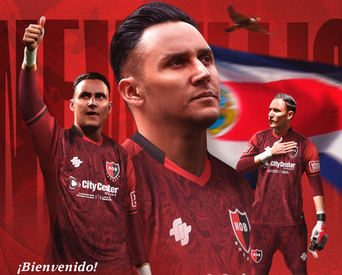 Keylor Navas rinforza i pali del Newell's