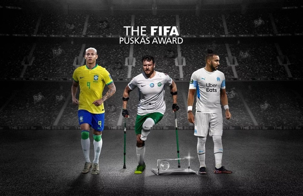 Richarlison, Payet and Oleksy: the three finalists to win the Puskas Award. FIFA