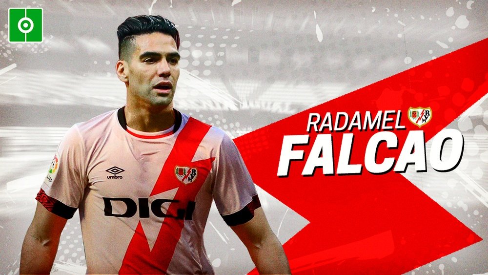 Falcao ya es nuevo jugador del Rayo de forma oficial. BeSoccer
