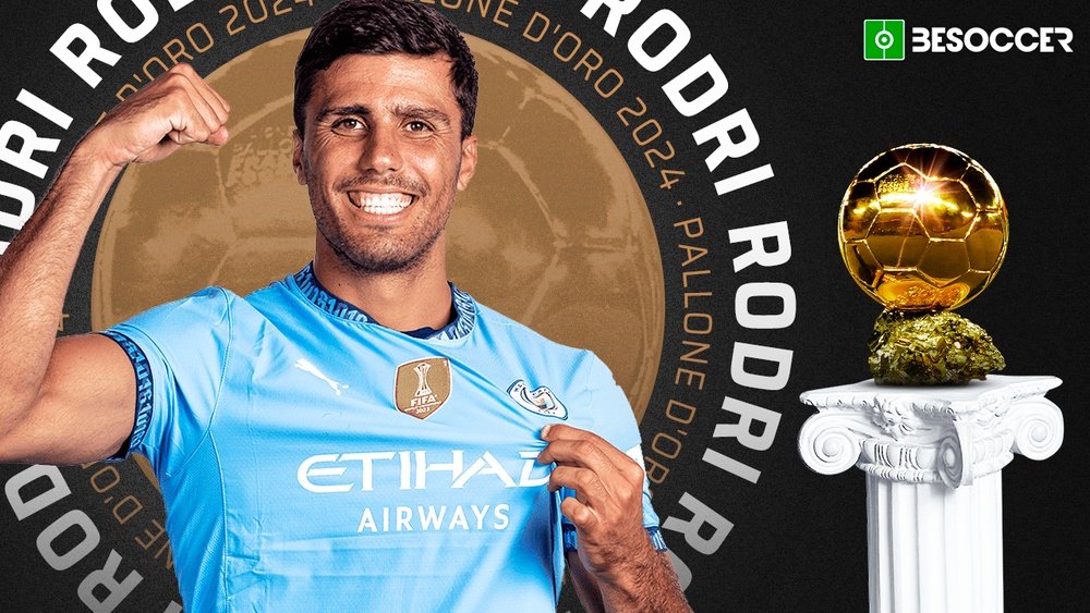 Rodri, vincitore del Pallone d’Oro 2024. BeSoccer