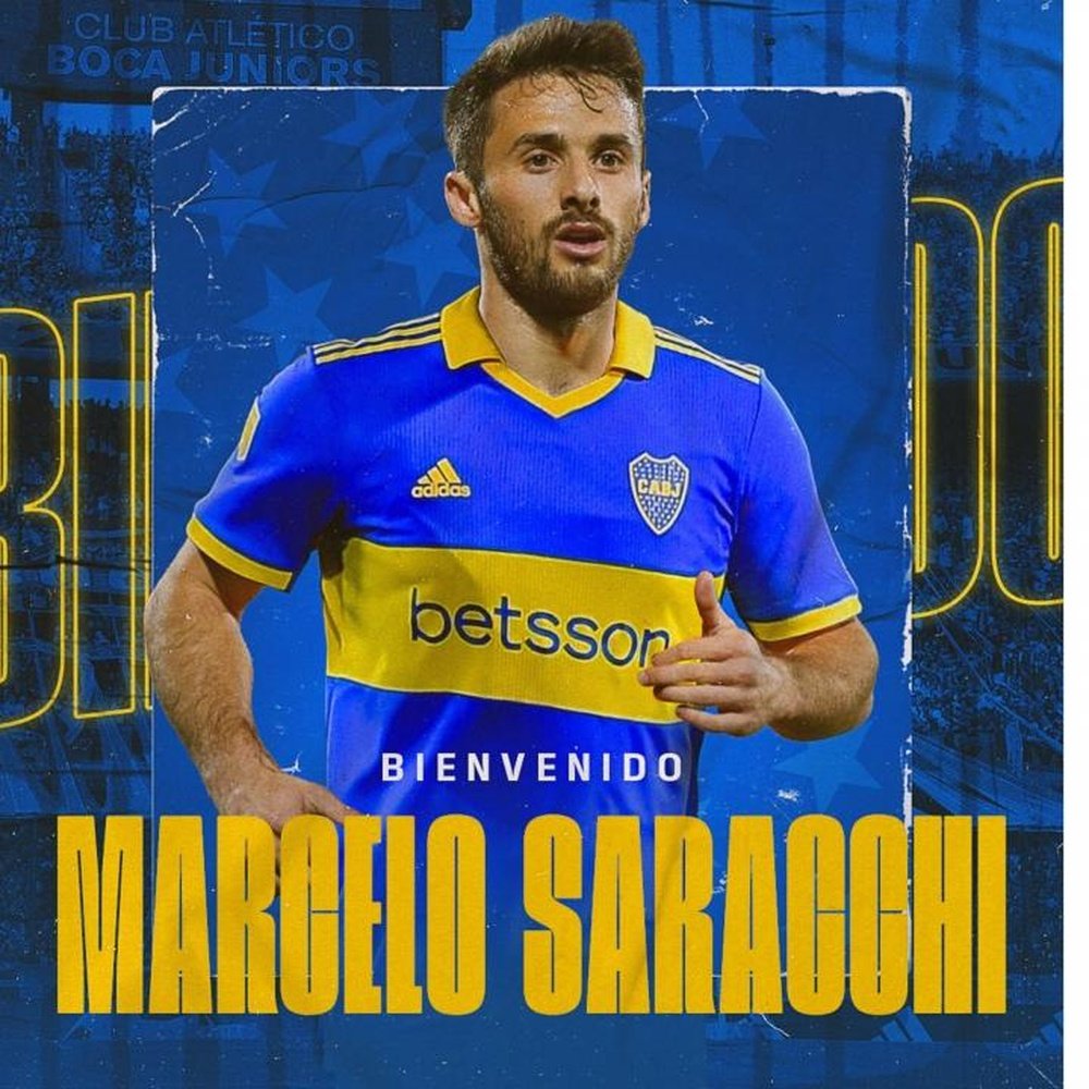 Saracchi refuerza la defensa de Boca Juniors. Twitter/BocaJrsOficial