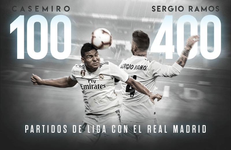 Sergio Ramos e Casemiro alcançam grandes marcas pelo Real