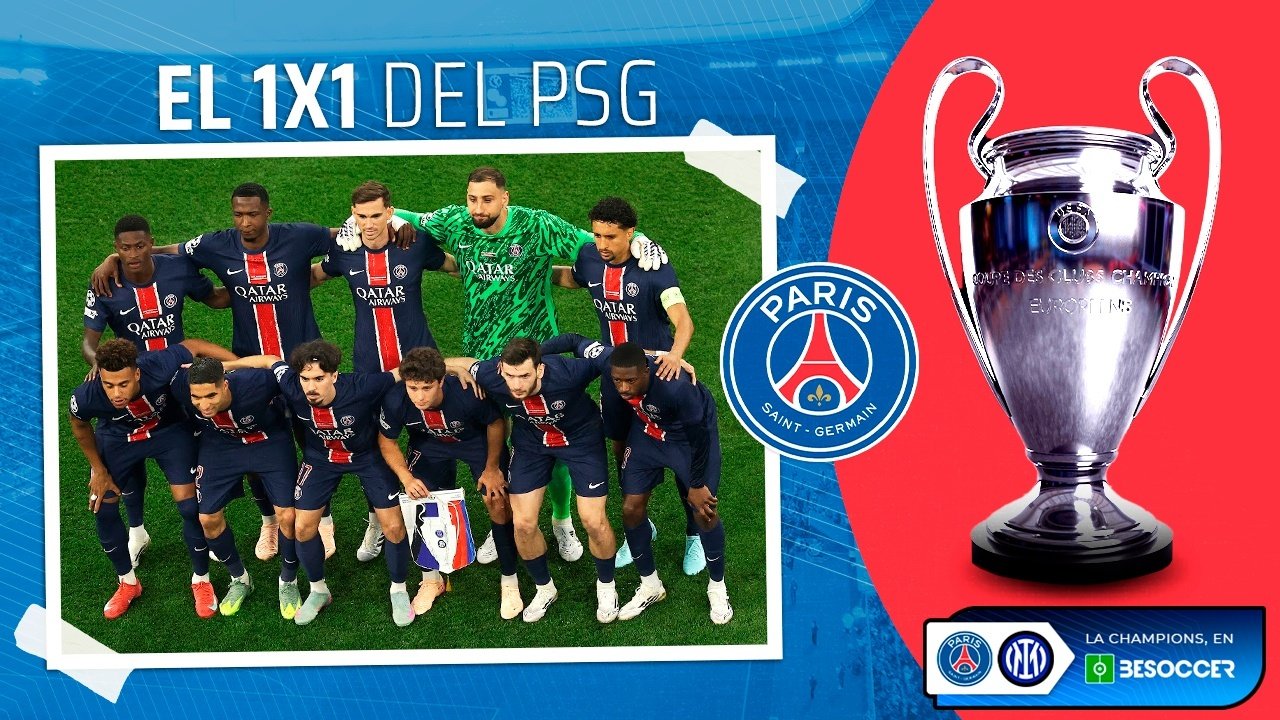 El 1x1 del PSG en la final de la Champions. EFE