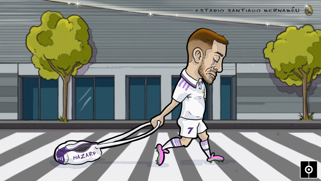Hazard solo jugó 5 partidos completos. BeSoccer Pro