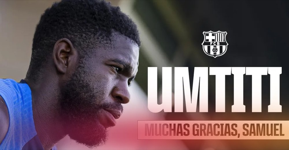 Umtiti deixa o Barcelona. FCBarcelona