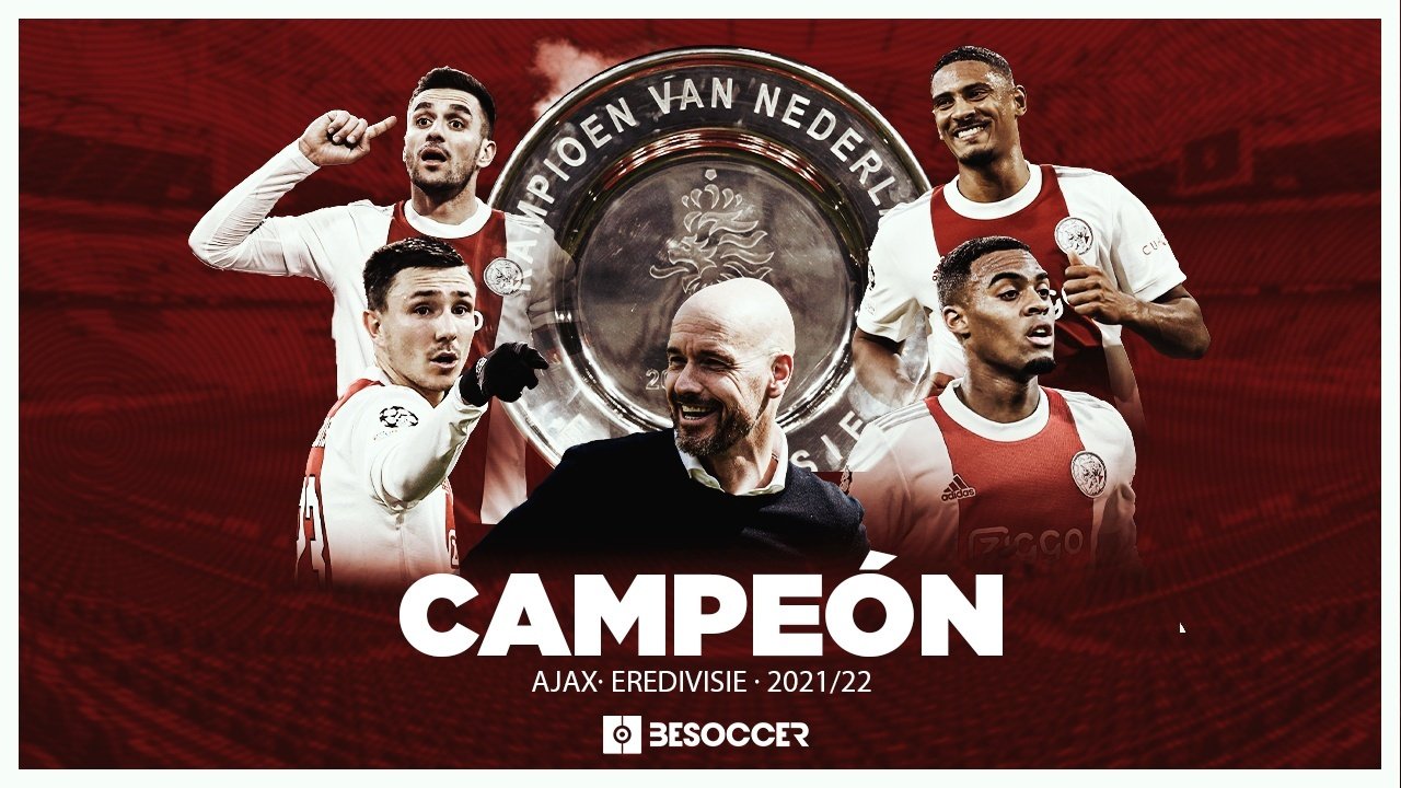 El Ajax, campeón de la Eredivisie. BeSoccer