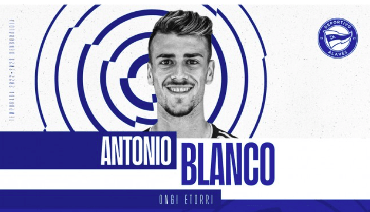 Nueva oportunidad para Antonio Blanco: cedido al Alavés