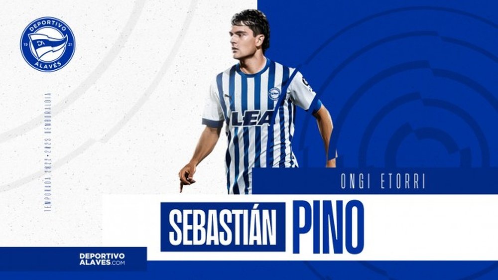 El Alavés se hace con el joven Sebastián Pino hasta 2026. DeportivoAlavés