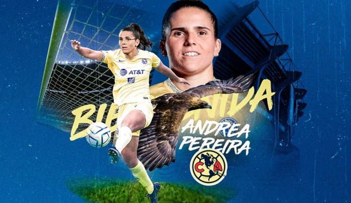 Andrea Pereira, al América. ClubAmérica
