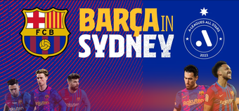 Ya es oficial: el Barça jugará un amistoso ante un 'all star' de la Liga Australiana. FCBarcelona