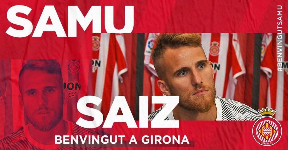 Samu Sáiz est un nouveau joueur de Gérone. GironaFC