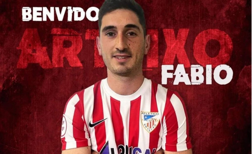 Fabio González, al Atlético Arteixo. AtléticoArteixo