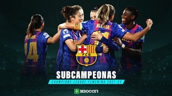 El Barcelona Femenino se proclamó subcampeón de la Champions 2022. BeSoccer
