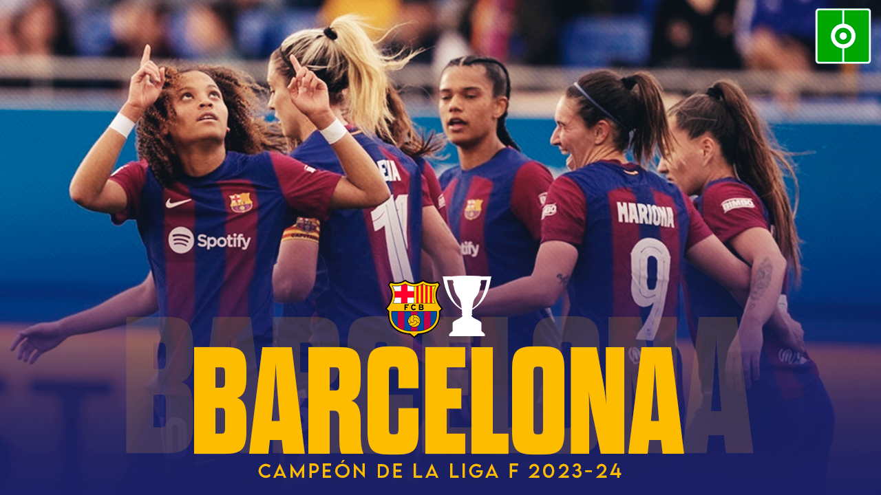 El Barcelona, campeón de la Liga F 2023-24