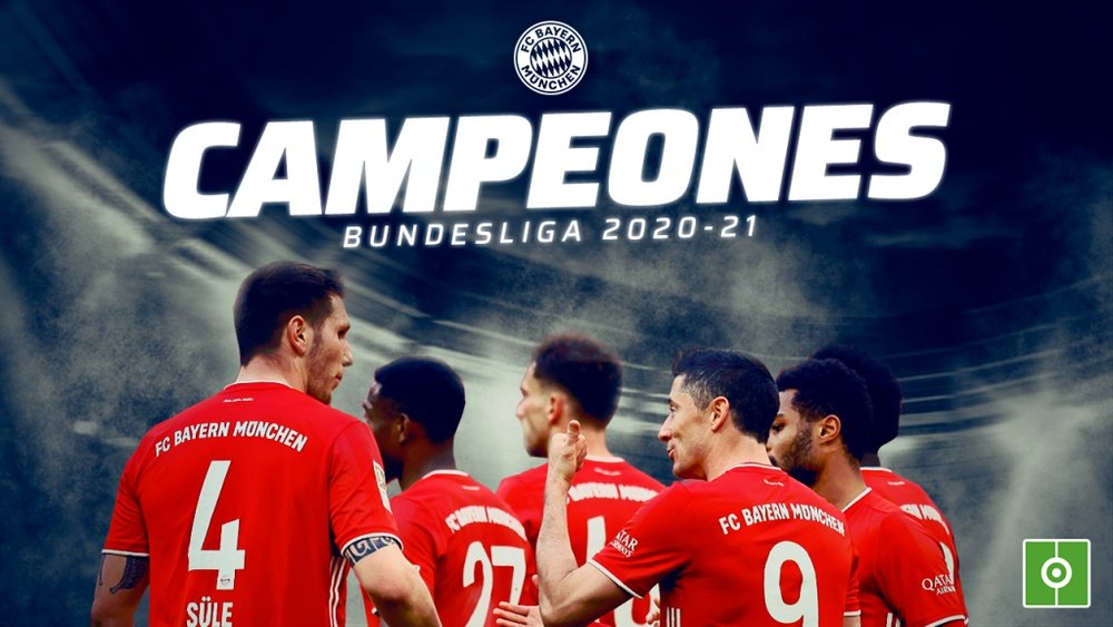 El Bayern, campeón de la Bundesliga por novena vez consecutiva. BeSoccer