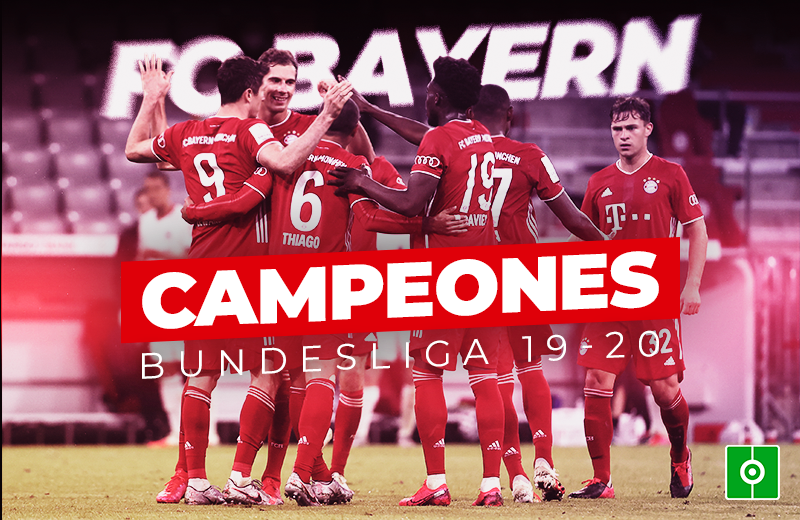 El Bayern de Múnich, campeón de la Bundesliga 19-20