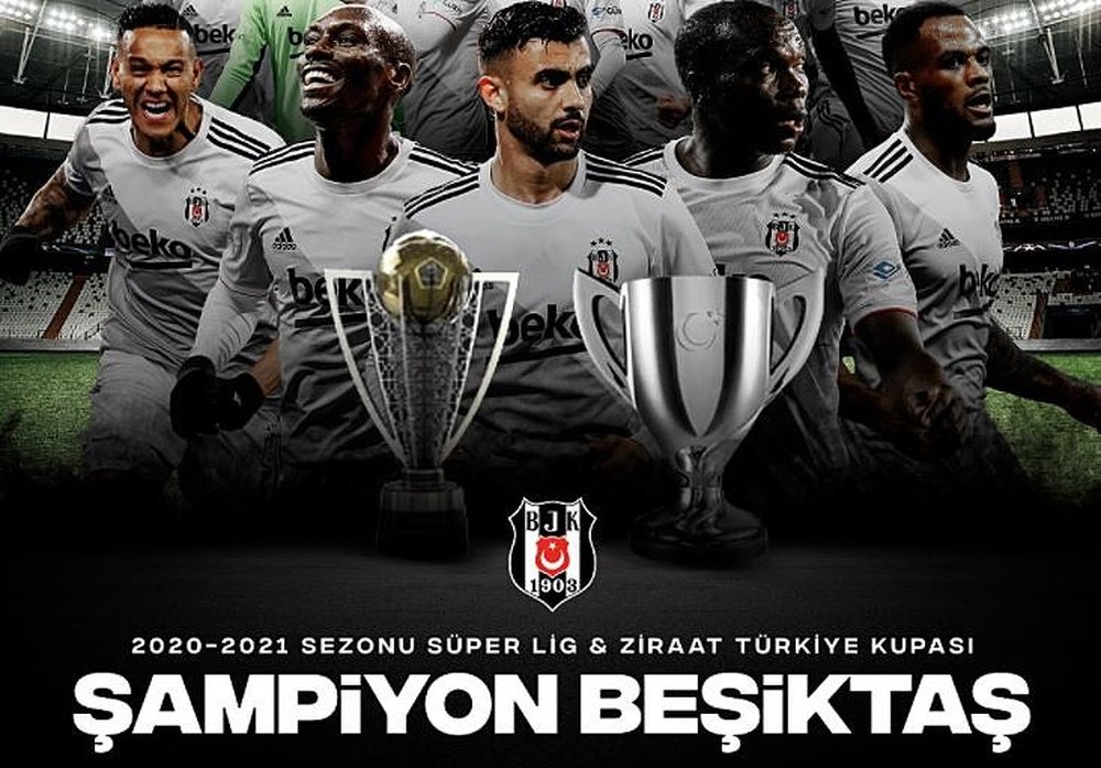 Besiktas remporte la Coupe de Turquie.  Twitter/Besiktas