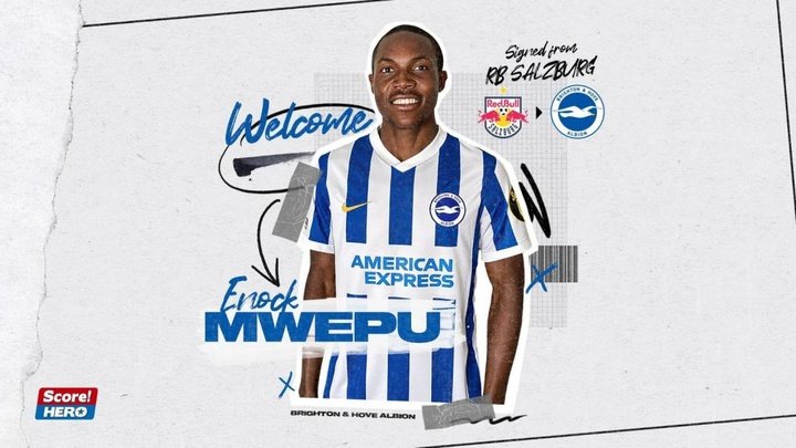 El Brighton se hace con Enock Mwepu