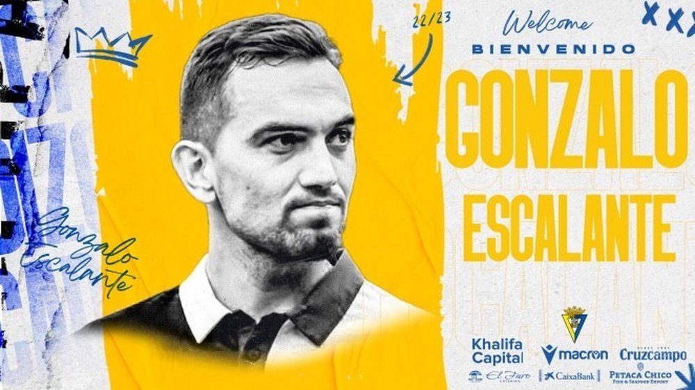 Al final, Escalante firma con el Cádiz. CádizCF